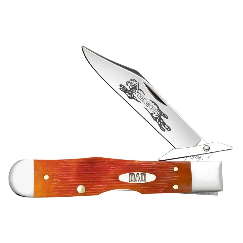 Father's Day Tequila Sunrise Bone Barnboard Jig Cheetah Cub - 611 1/2L SS