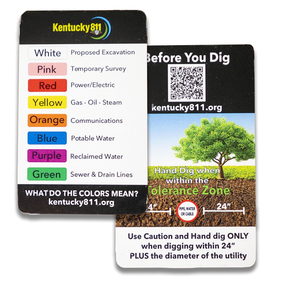 2-Sided Color Code Cards (English)