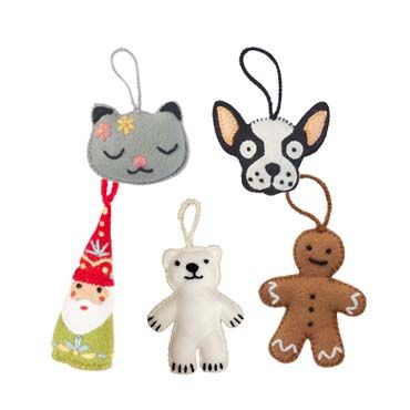 Hand Embroidered Ornaments