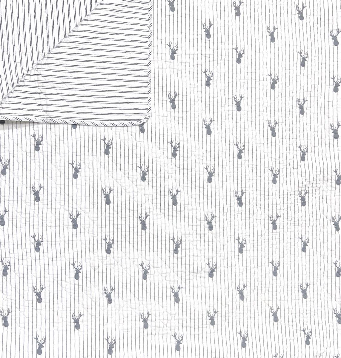 Mr. Buck Quilt and Shams, Size: Queen