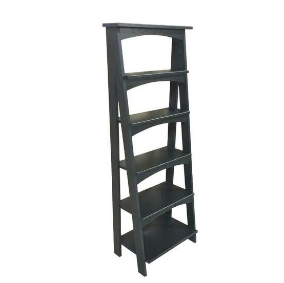 Ladder Shelf, Color: Black