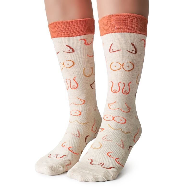 Simply the Breast Cream Socks Small