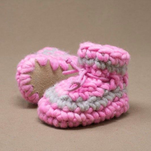 Slipper - Pink with Stripe