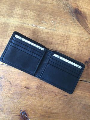 Leather Wallet Top Flap