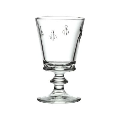 Bee Wine Goblet - Clear