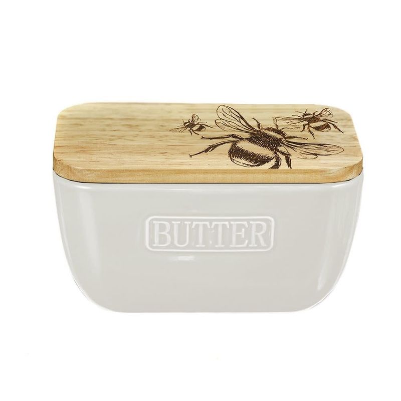 White Butter Dish