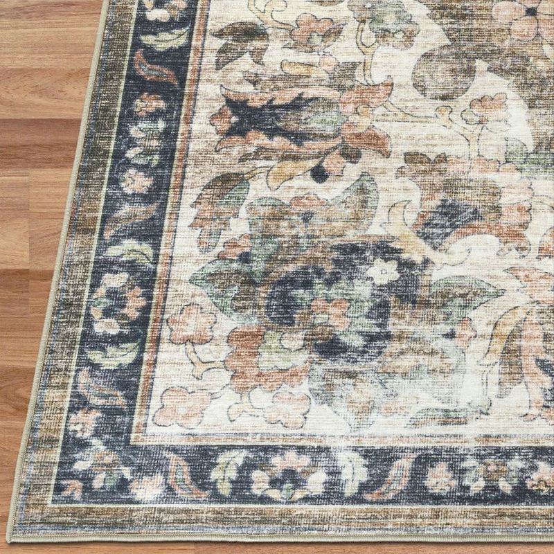 Joy Boho - Brown Beige Ivory Washable Rug