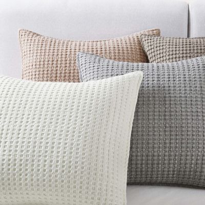 Mills Waffle Throw Pillow