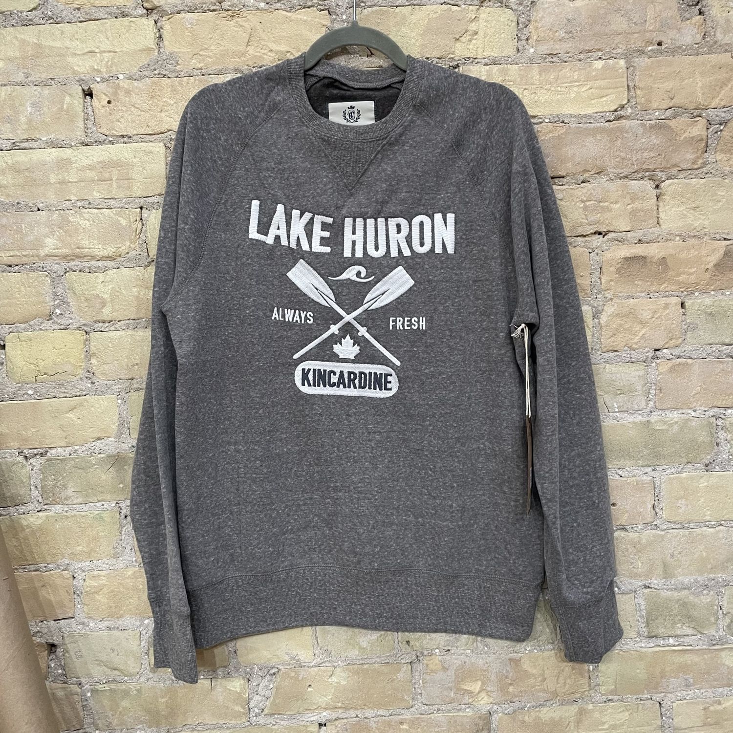 Heritage Crew Lake Huron in Charcoal