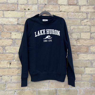 Heritage Crew Lake Huron Arch Solid Navy