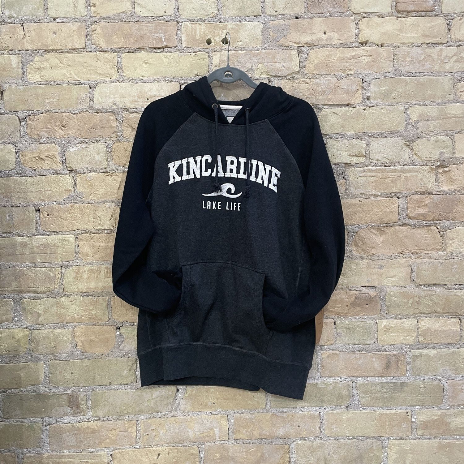 Two Tone Hoodie Kincardine in Black/Charcoal