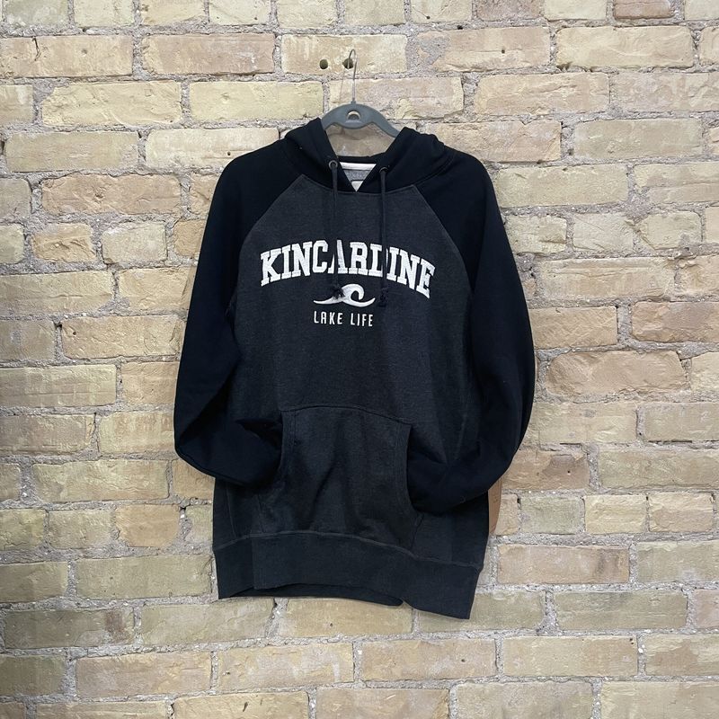 Two Tone Hoodie Kincardine in Black/Charcoal
