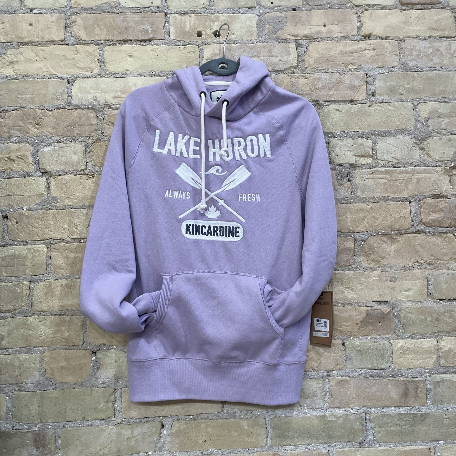 Heritage Hoodie Lake Huron in Orchid
