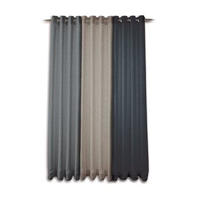 Modern Tweed Curtain panel - Natural