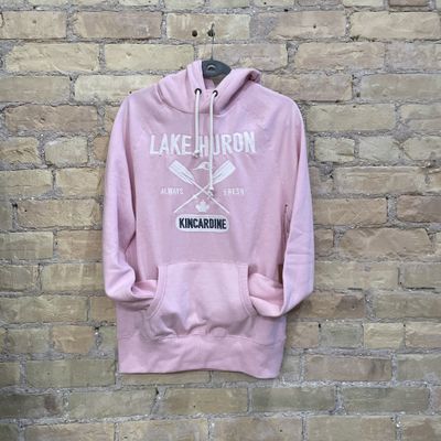 Heritage Hoodie Lake Huron in Light Pink