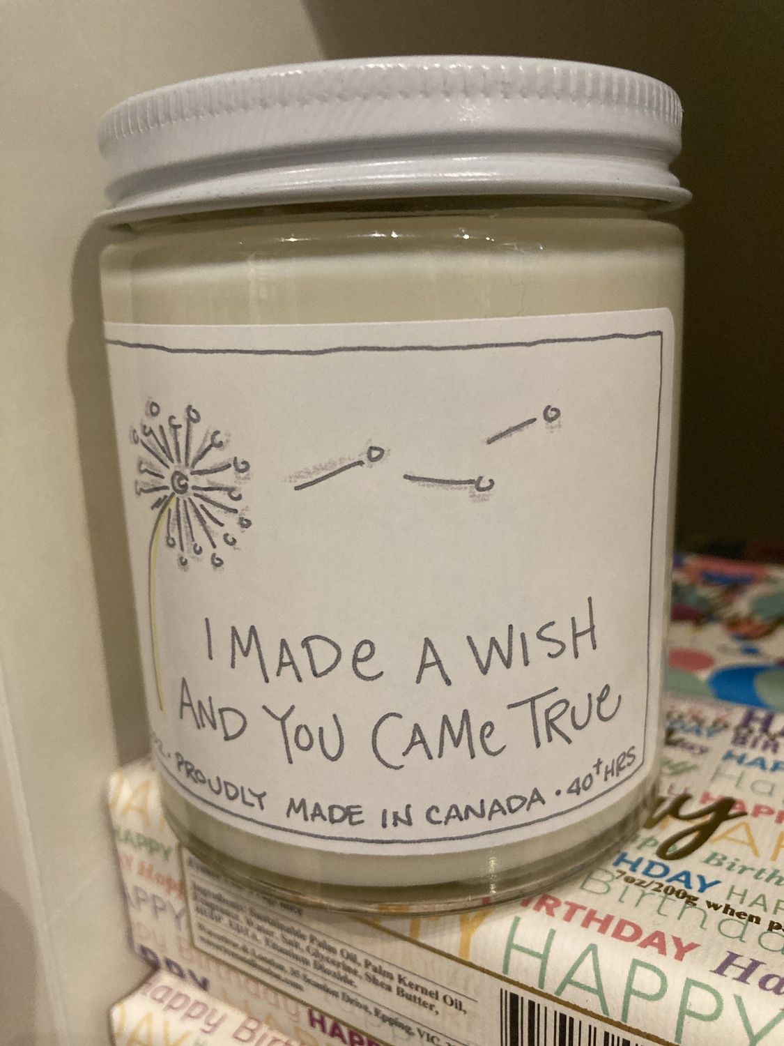 I Made a Wish Candle