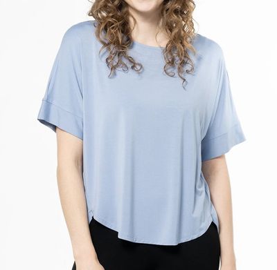 Laura Relaxed Fit Blouse Powder Blue