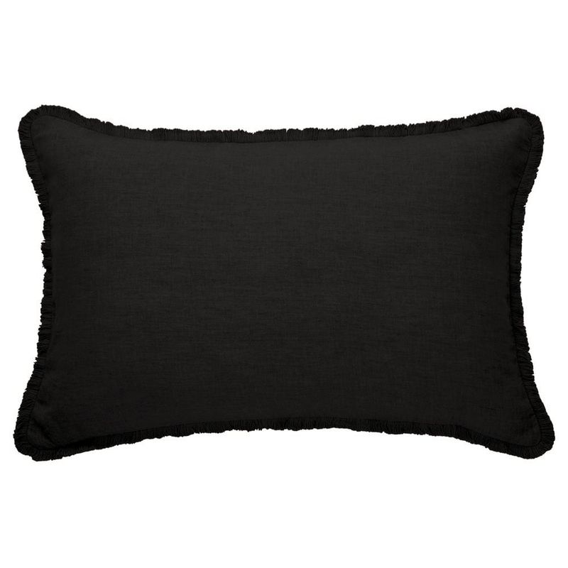 Linen Black Cushion