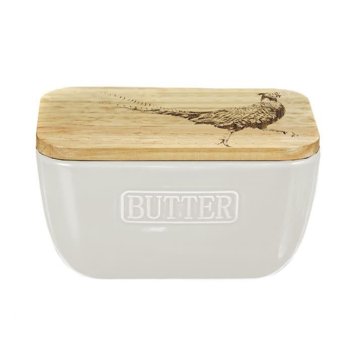 White Butter Dish