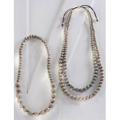 Wood Bead Necklace