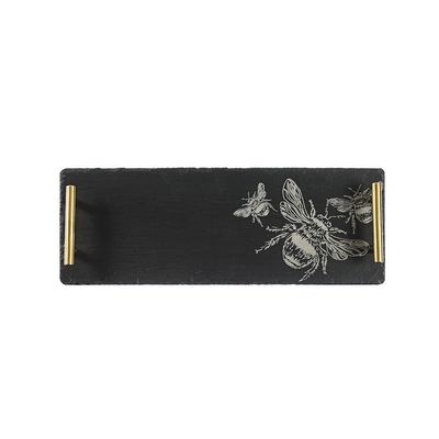 Slate Serving Tray Gift Boxed - Bee
