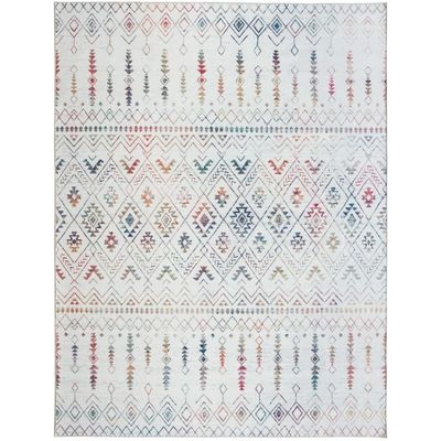 Beau Moroccan Ivory-Multi Washable Rug