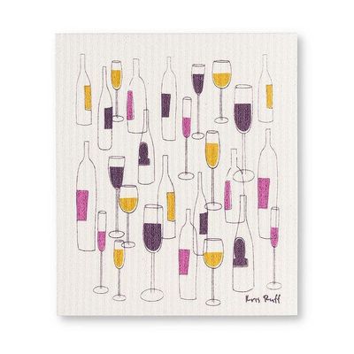Wine Bottles Spongecloth