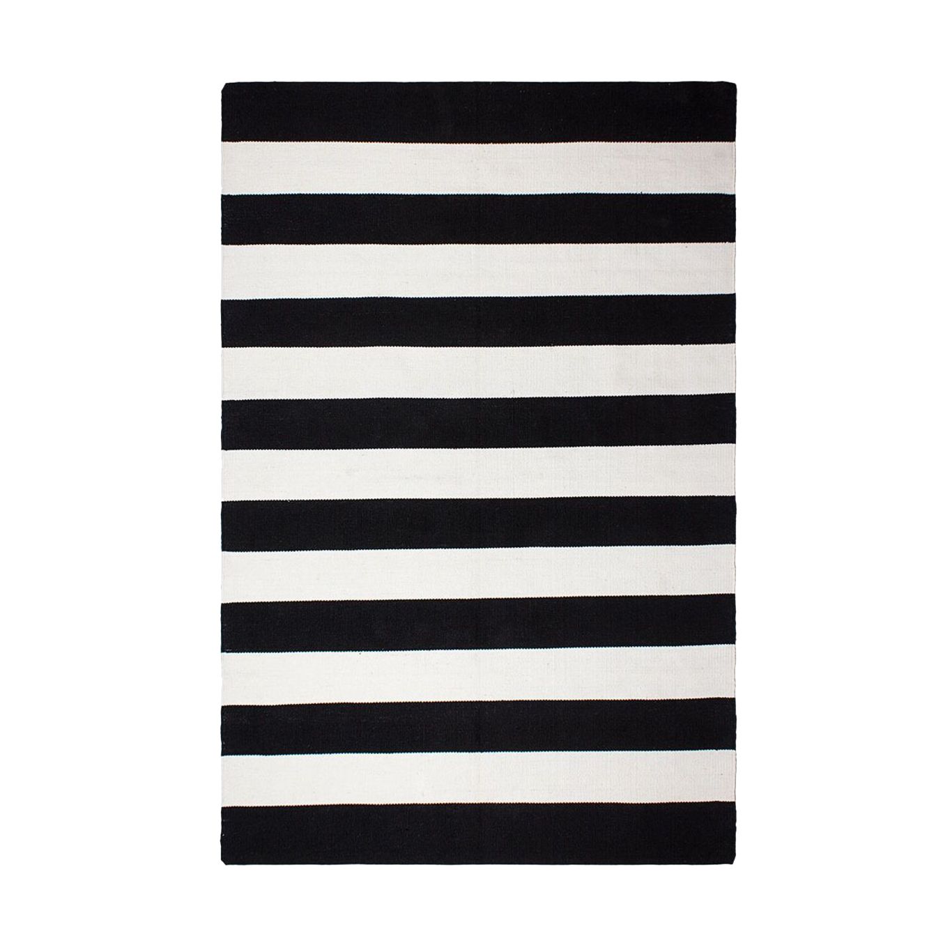 Nantucket 5’ x 8’ Black &amp; White Rug