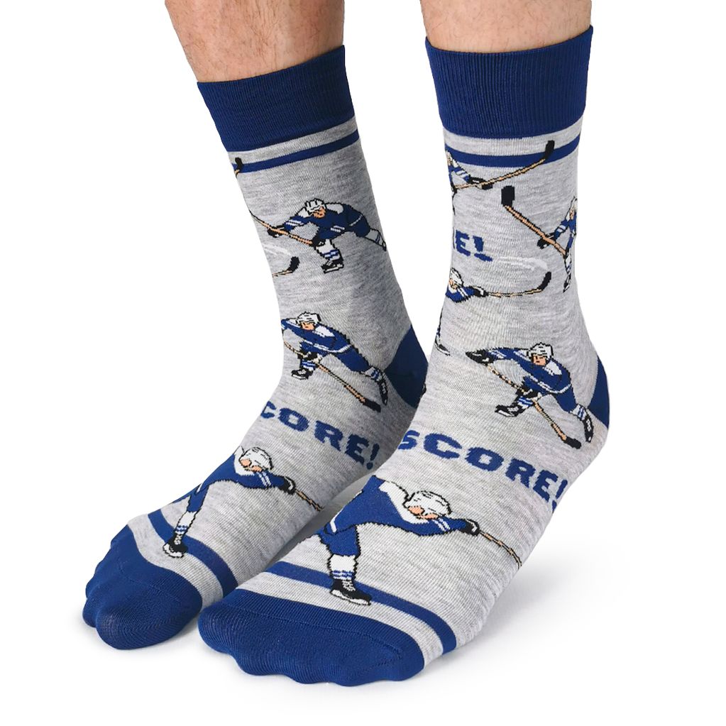 Slap Shot Blue Socks