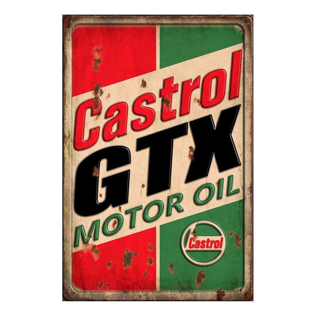 Castrol GTX Metal Sign