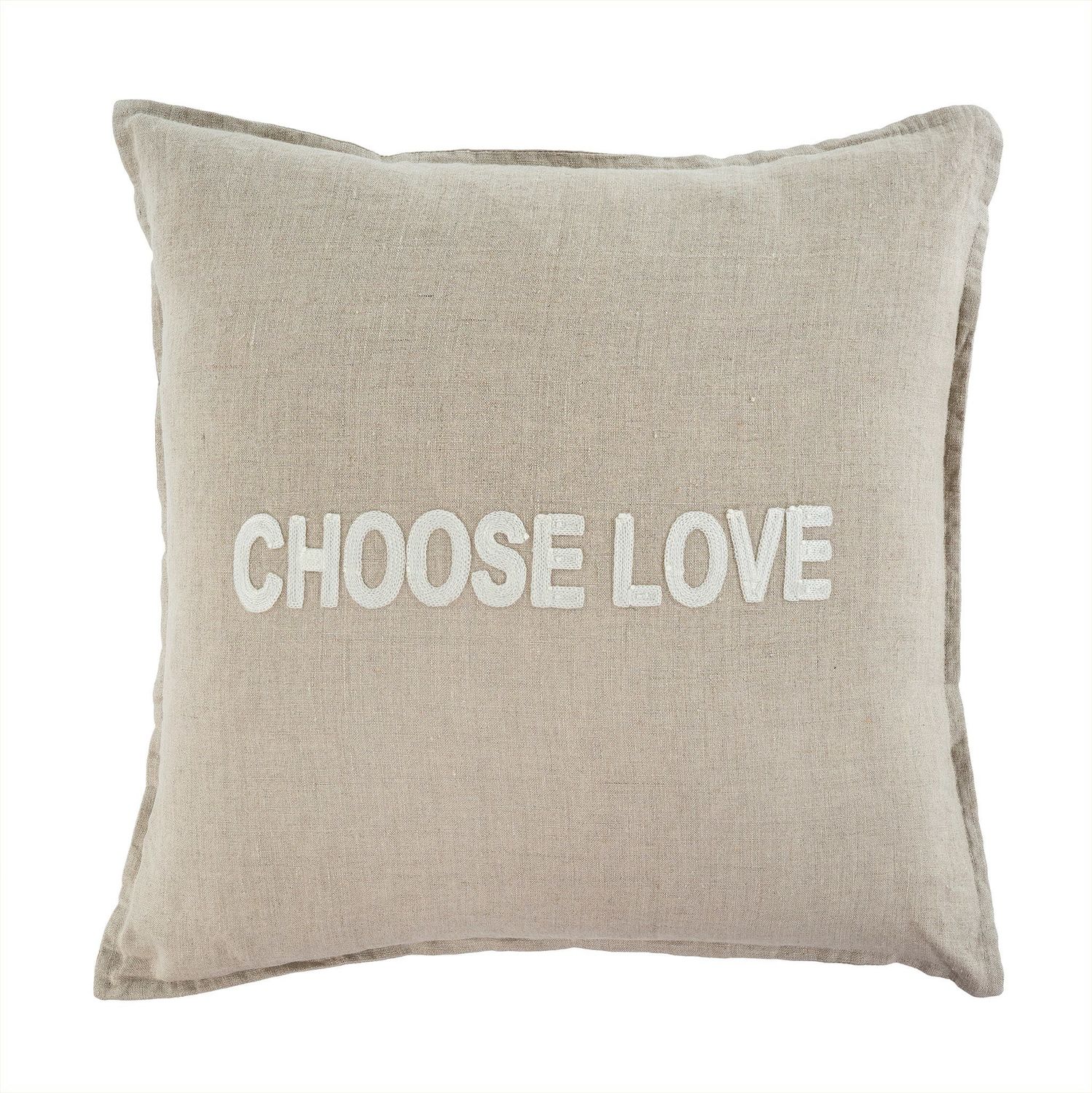 Choose Love Linen Pillow, 20x20