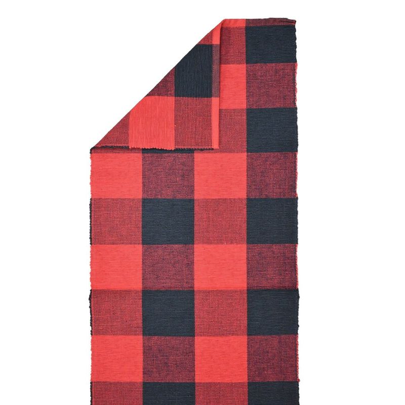 Buffalo Plaid Cotton Runner