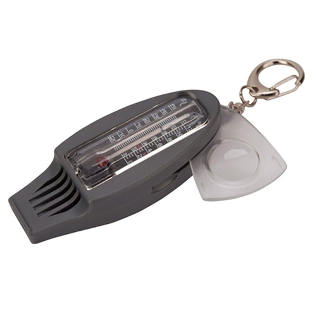 4-Function Survival Whistle in Grey