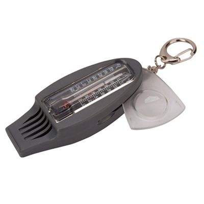 4-Function Survival Whistle in Grey