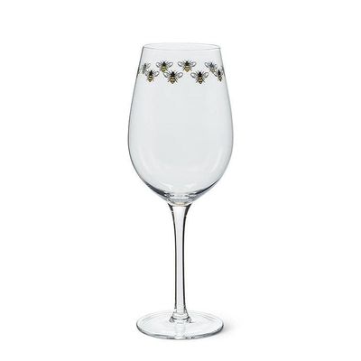Bee Ring Wine Glass