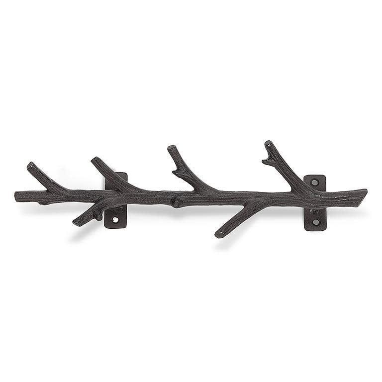 Vertical Branch Hook Dark Brown