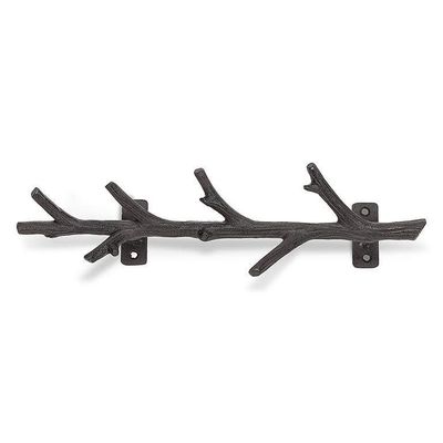 Vertical Branch Hook Dark Brown