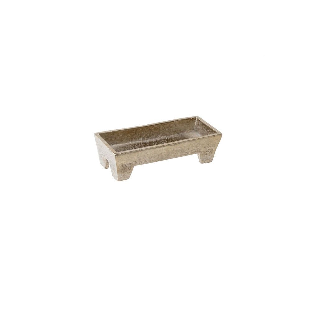 Small Silver Footed Tray