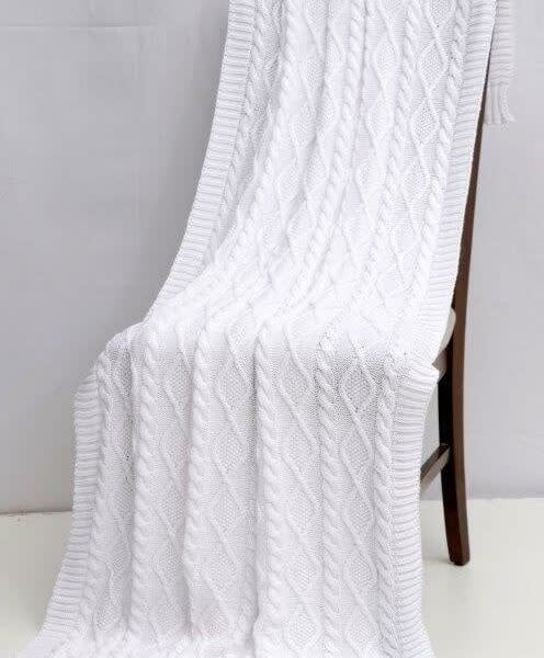 Cable 36 Throw White