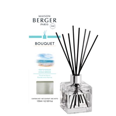 Cube Clear Reed Diffuser Pre-filled with Ocean Breeze
