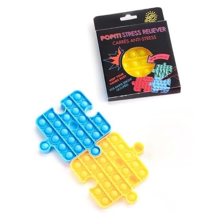 Silicone Puzzle Pop-It Stress Reliever