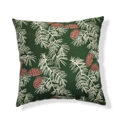 Wilde Pinecone Pillow in Green