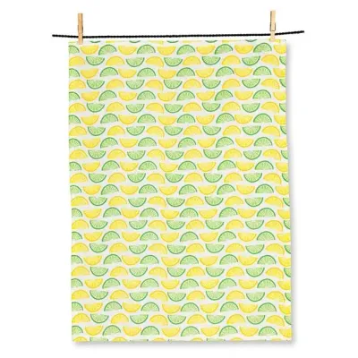 Citrus Print Tea Towel