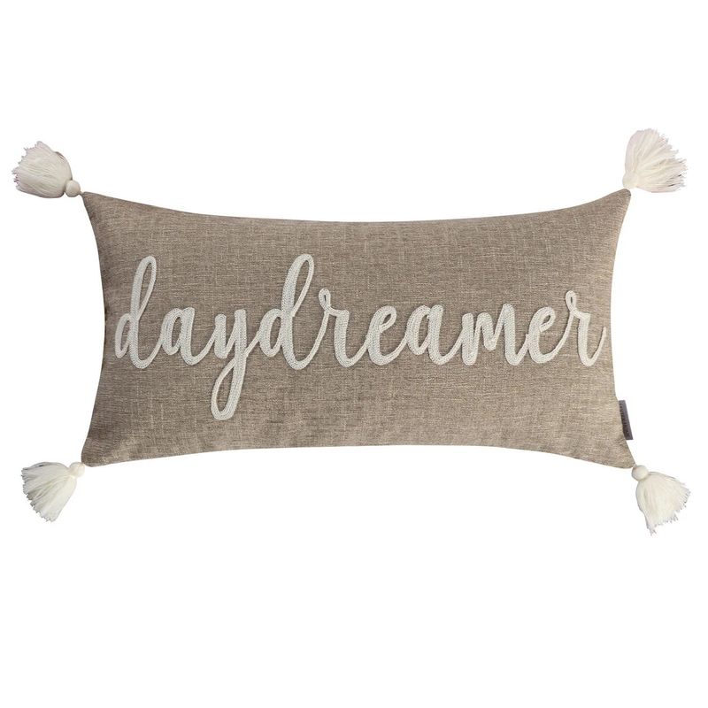 Mills Waffle Daydream Embroidered Pillow