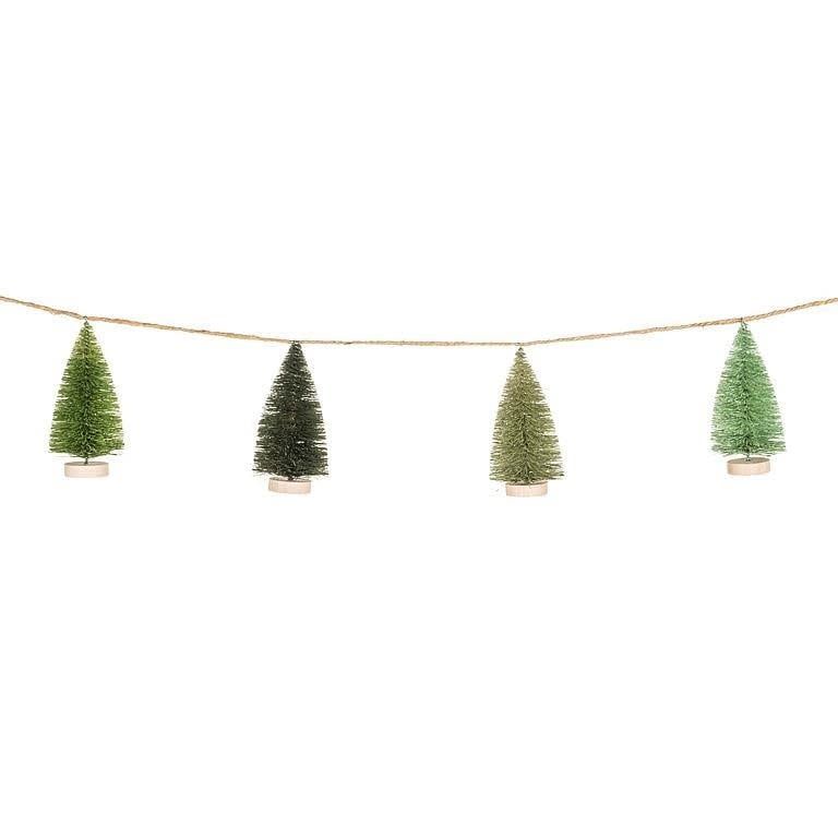Garland of 11 Brush Trees