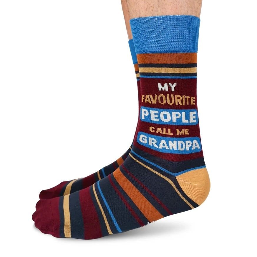 Favourite Grandpa Socks Large