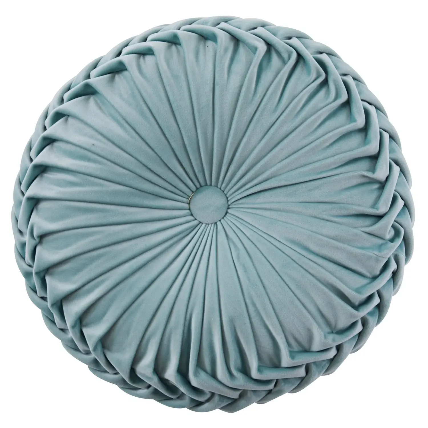 Briar Round Teal Pillow