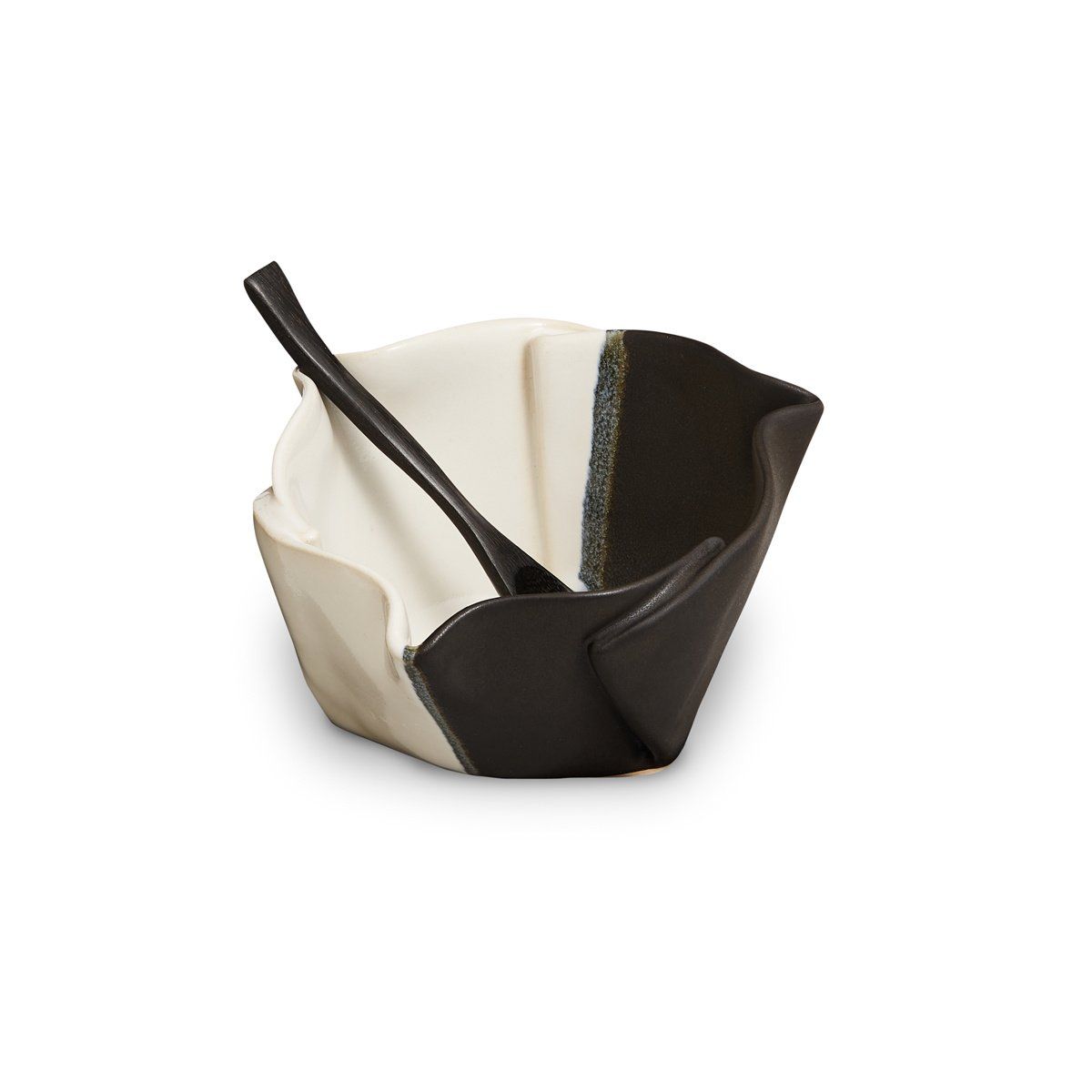 Multipurpose Dish , Color: Black and White