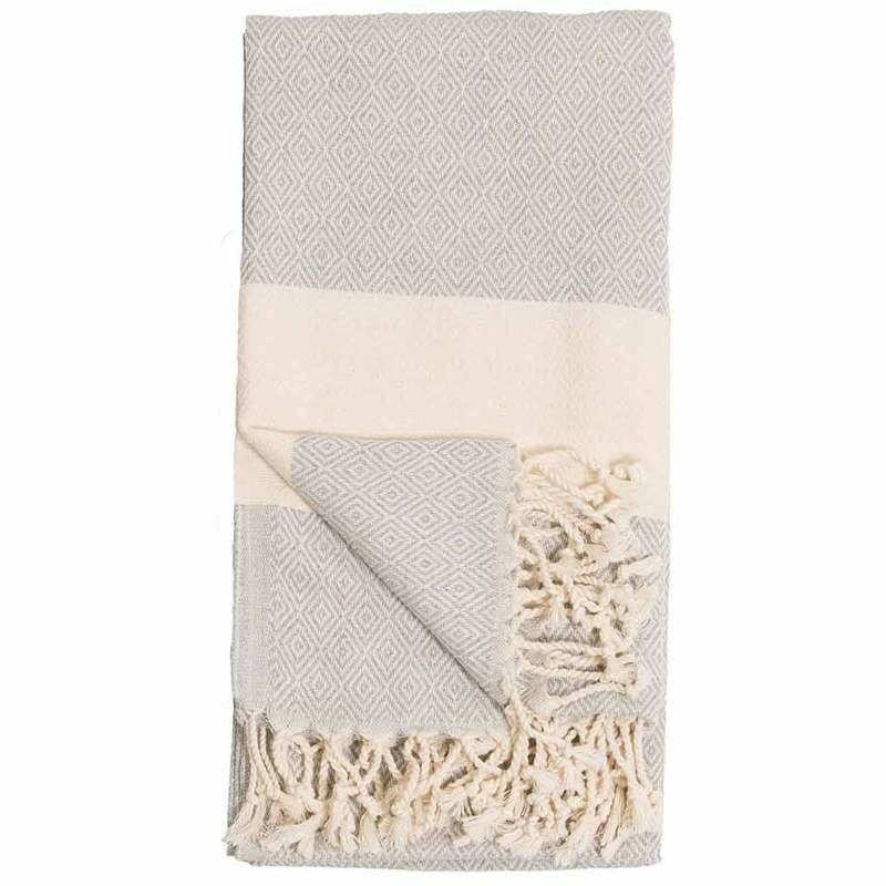 Diamond Turkish Towel , Color: Mist