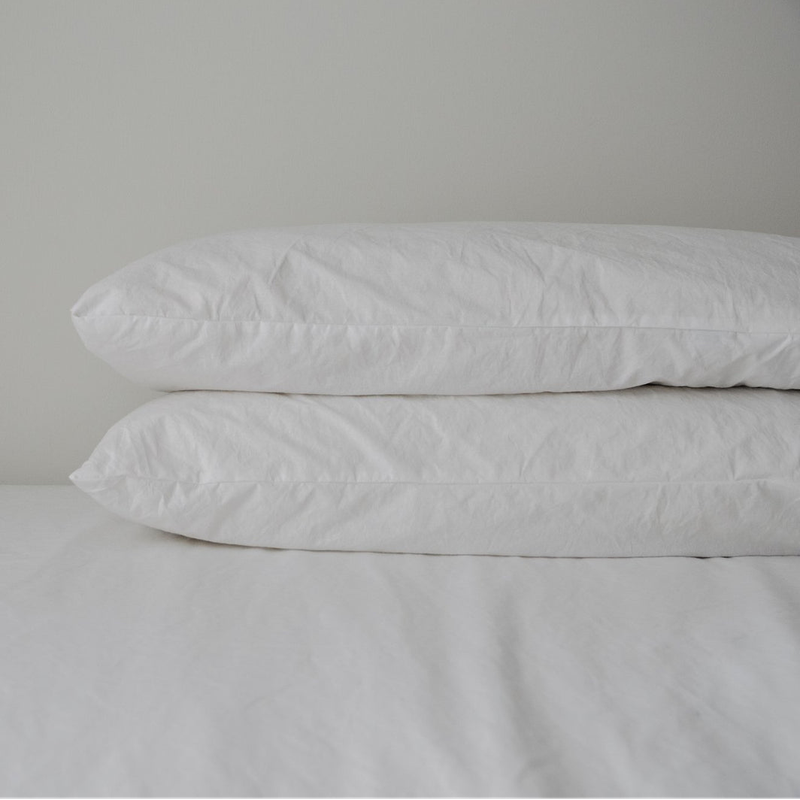 Turkish Cotton Bedding White, Style: Set of 2 Pillow Cases